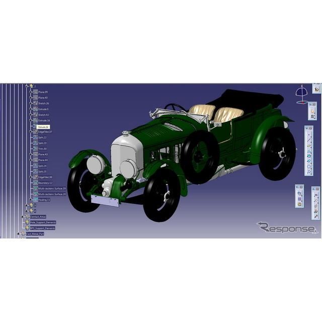 ベントレーの名車1929年式 ブロワー 設計図のデジタル化が完了 価格 Com