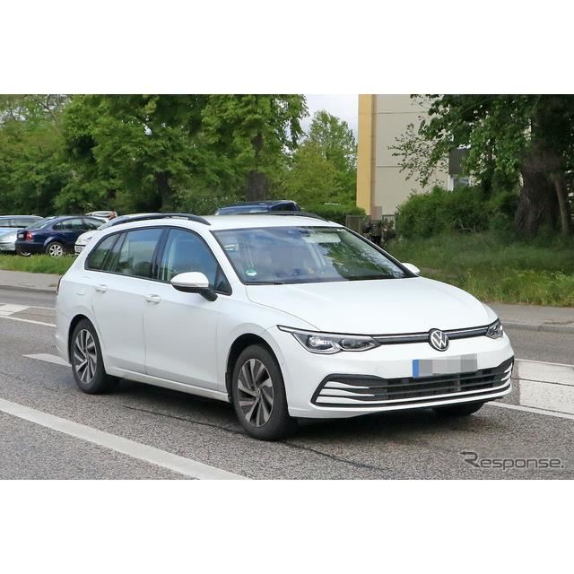 VW ゴルフヴァリアント 新型プロトタイプ（スクープ写真）