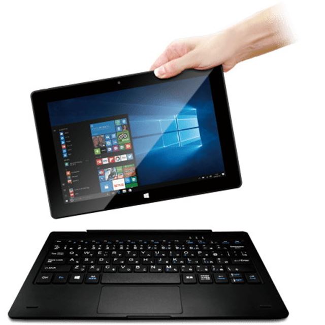価格.com - 着脱式キーボード付きで27,800円、10.1型Windows10 Proタブレット発売