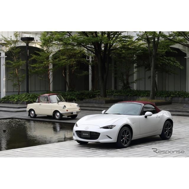 マツダ ロードスター 100周年特別記念車 ソフトトップモデルは R360クーペ へのオマージュ 価格 Com