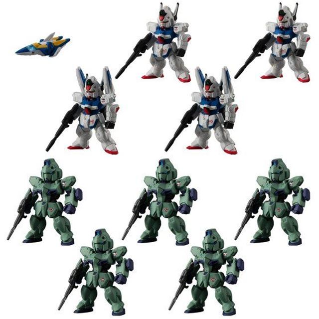 バンダイ、「機動戦士Vガンダム シュラク隊」全機セットを食玩で発売