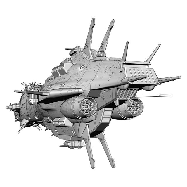 クラッシャージョウ コルドバを立体化 河森正治氏 二連装砲塔は真円ではない 価格 Com