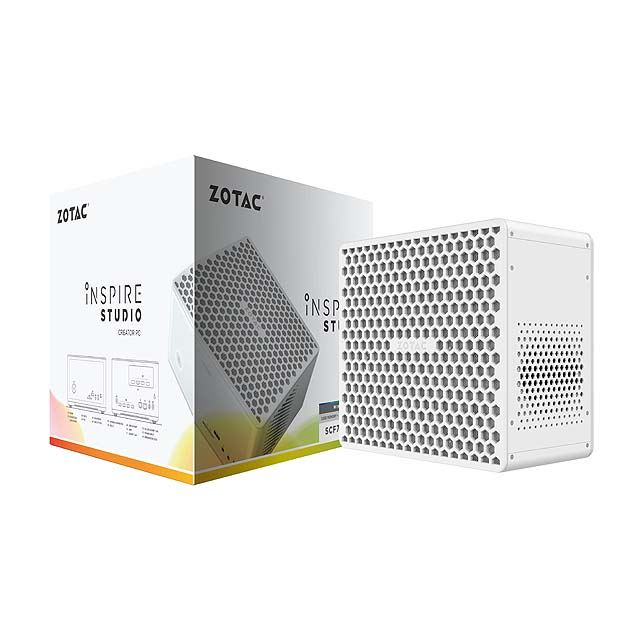 ZOTAC、ZBOX初となるホワイトを採用したクリエイター向けPCを台数限定 