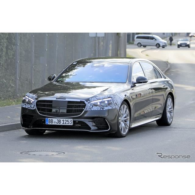 メルセデスベンツ Sクラス 次期型プロトタイプ 公式以上にボディラインくっきりと 価格 Com