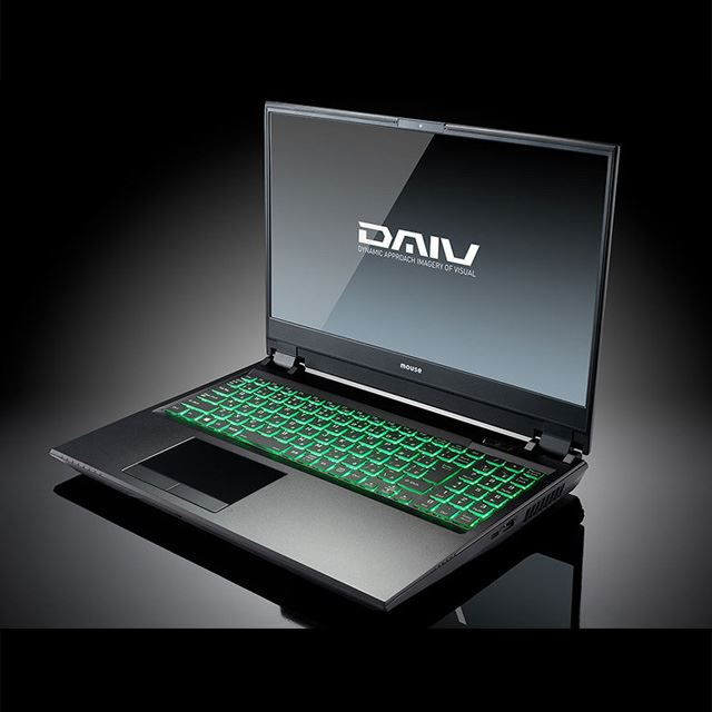 DAIV、4K有機ELディスプレイ搭載の15.6型ノートPC「DAIV 5N-OLED 