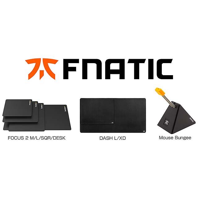 Fnatic Gear、ゲーミングマウスパッド6種＆マウスバンジー1製品 - 価格.com