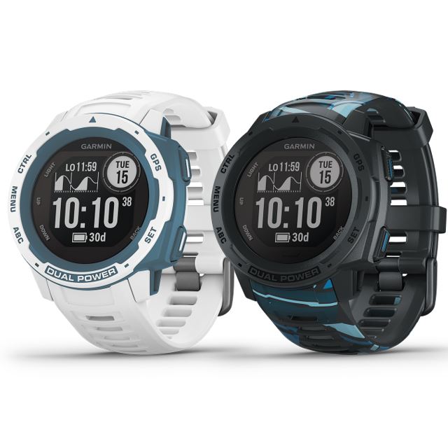 お手頃価格 ガーミン GARMIN Instinct Crossover Dual Power Tidal