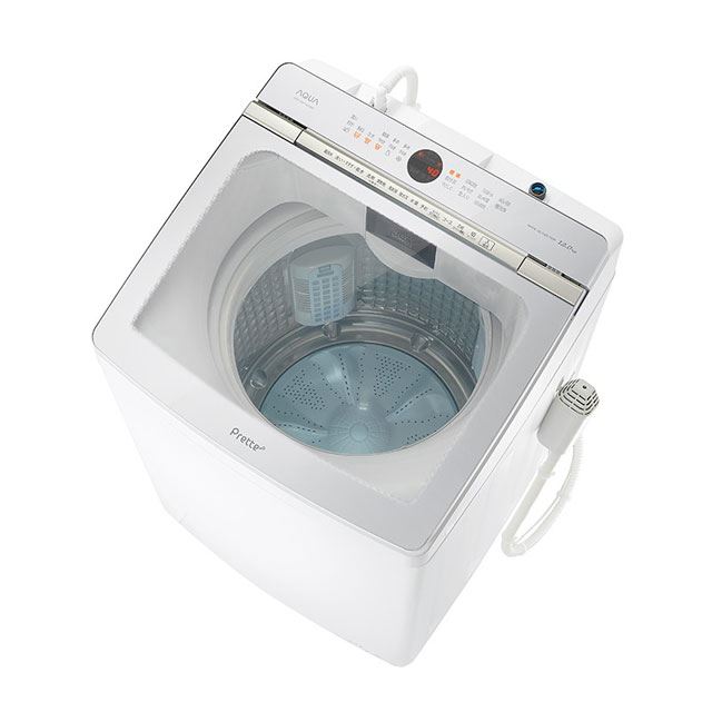アクア、超音波洗浄機能「らくらく SONIC」採用の全自動洗濯機「Prette ...