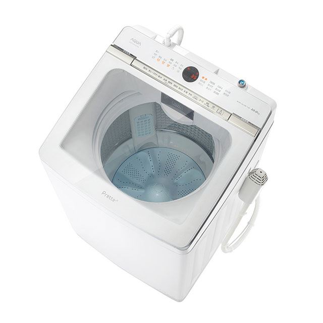 アクア、超音波洗浄機能「らくらく SONIC」採用の全自動洗濯機「Prette 