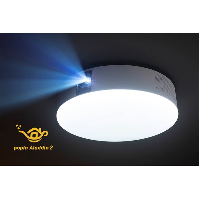 popIn Aladdin 2 プロジェクター付き LEDシーリングライト www