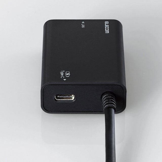 エレコム、USB Type-C接続でPD 3.0の給電に対応したギガビットLAN ...