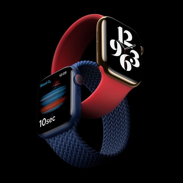 アップル、血中酸素濃度センサーを新搭載した「Apple Watch Series 6