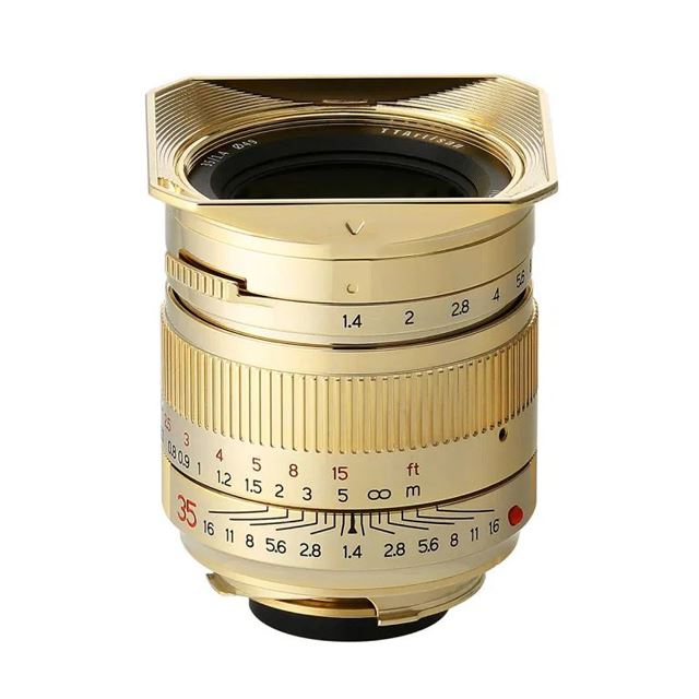 TTArtisan、24金メッキ仕上げのライカMレンズ「35mm f/1.4 ASPH Gold Edition」 - 価格.com