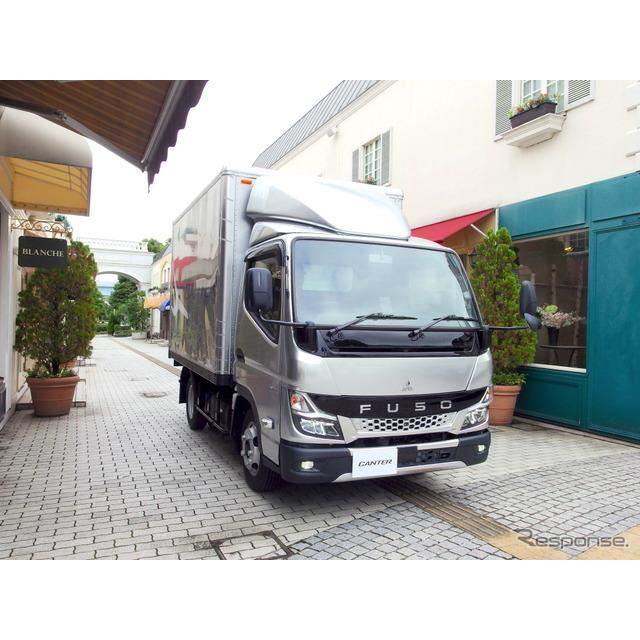 三菱ふそう キャンター 新型 キャブデザイン刷新 先進安全装置を強化 価格 Com