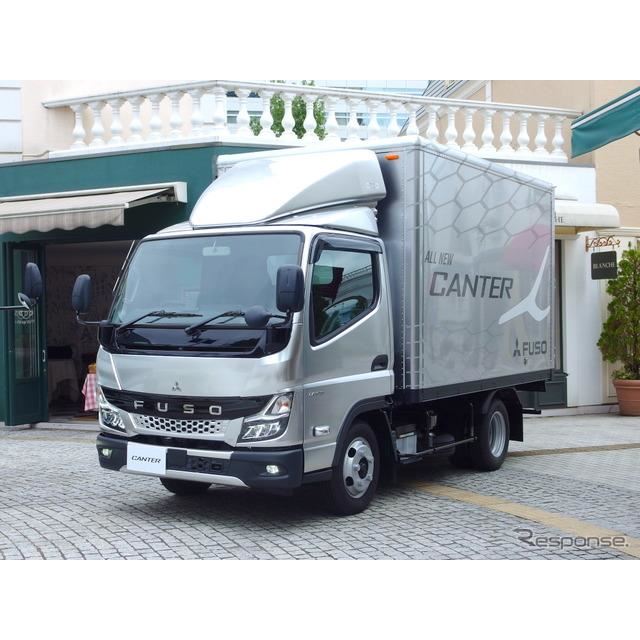 三菱ふそう キャンター 新型 キャブデザイン刷新 先進安全装置を強化 価格 Com
