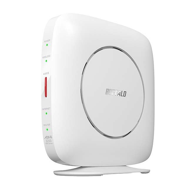 バッファロー、4ストリーム対応のWi-Fi 6無線LANルーター「WSR