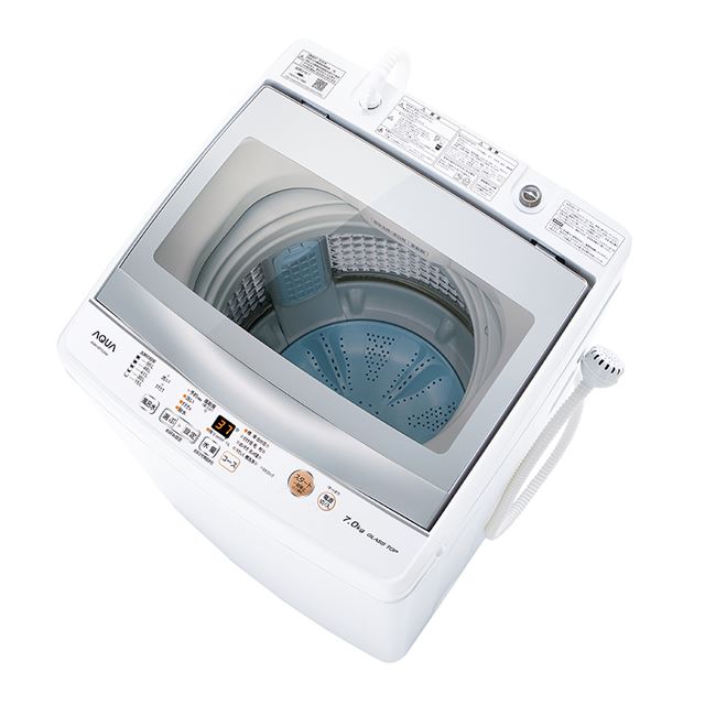 アクア、｢3Dアクティブ洗浄｣を採用した全自動洗濯機「AQW-GP70J」など