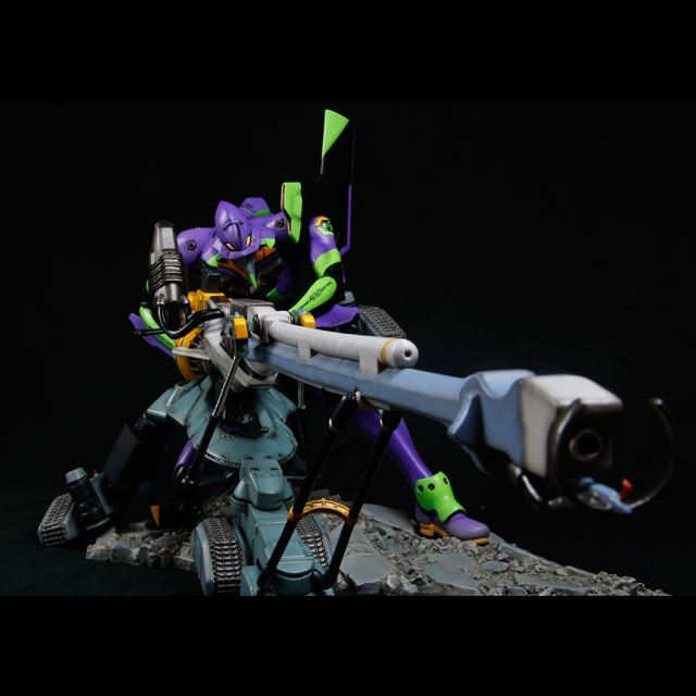 全長約800mmの「海洋堂 EVANGELION Movie Scene STATUE 新劇場版：序