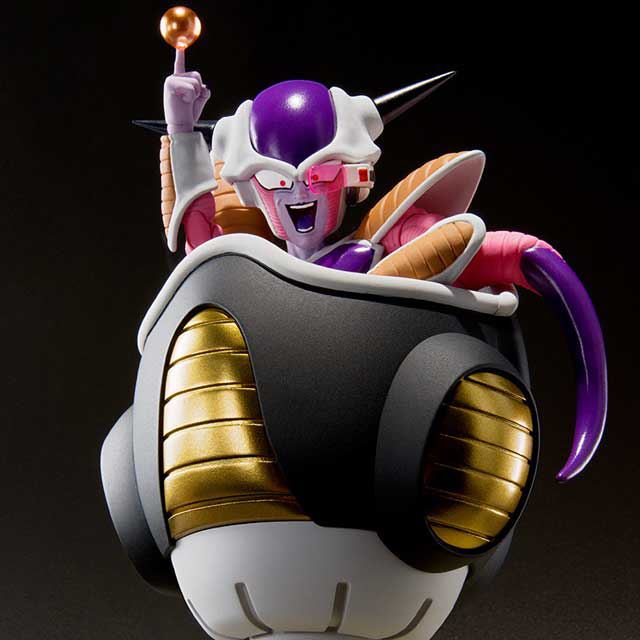 鳥山明氏監修「S.H.Figuarts フリーザ 第一形態＆フリーザポッド」の 