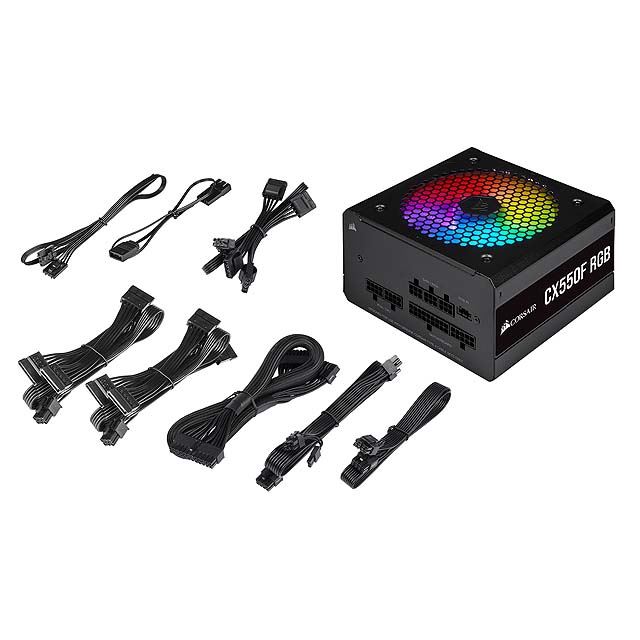 Corsair、アドレサブルRGBファンを搭載した電源ユニット「CXF RGB