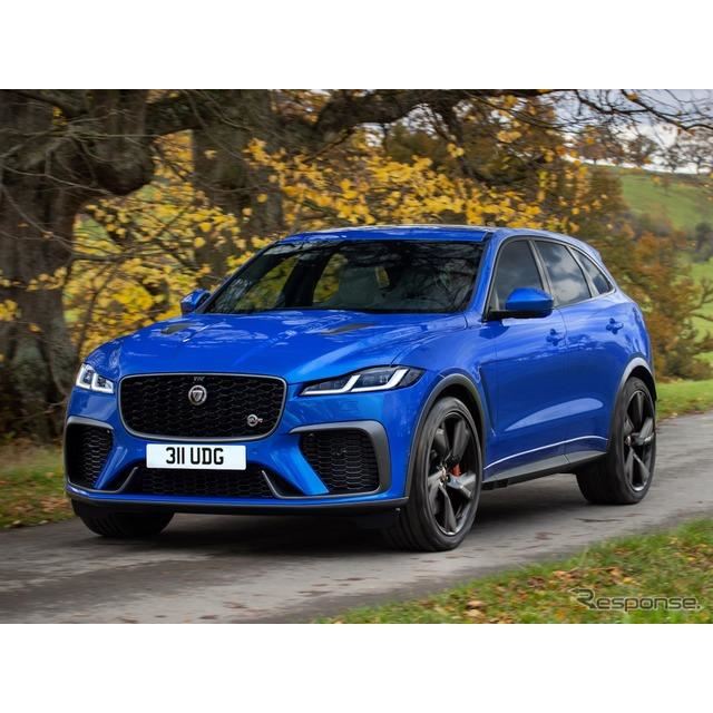 ジャガー F-PACE、最強「SVR」に改良新型…550馬力スーパーチャージャー