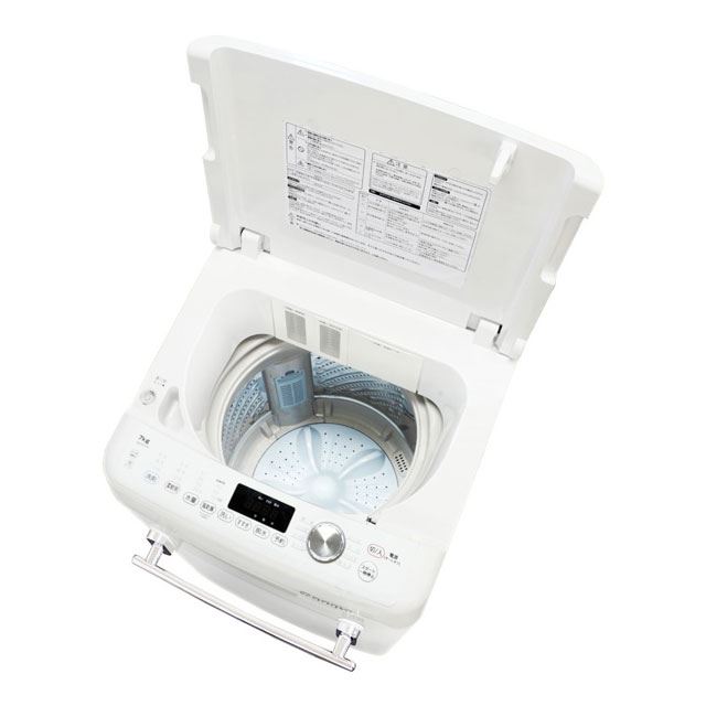 動作確認済み標準清掃済み全自動洗濯機「レトロインバーター洗濯機 ANG-WM-B70-W