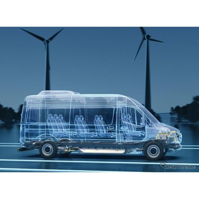 メルセデスベンツ 4列シートのevミニバン開発中 次世代の電動商用車向け車台を発表 価格 Com