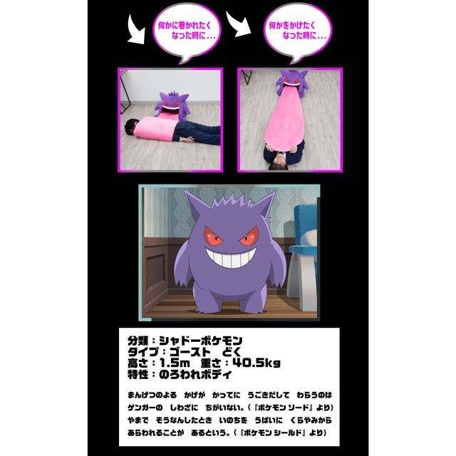 ポケモンぬいぐるみ 絶対に舐められたいゲンガー 舐められたい