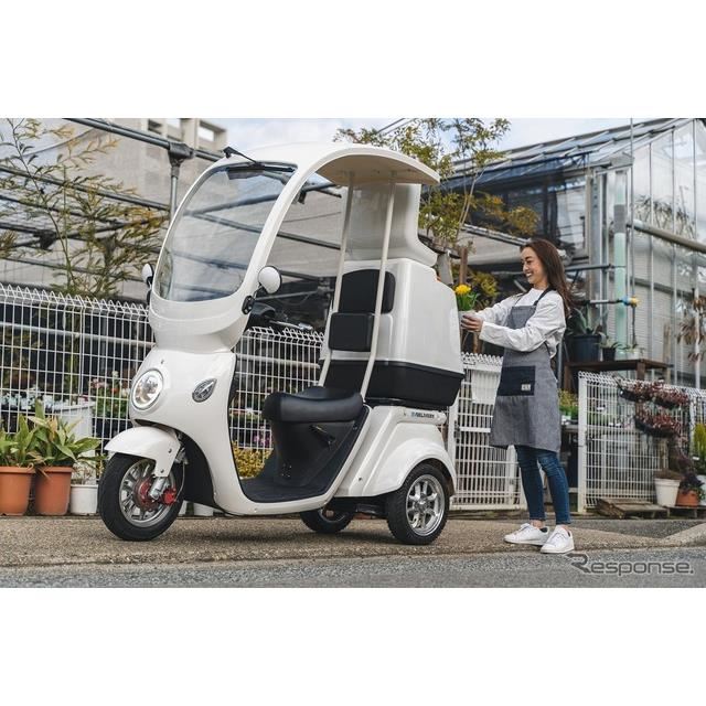 航続距離100km！ 電気バイク ミニカー登録 ブレイズ デリバリー BLAZE EV delivery 検: ジャイロ キャノピー ギア 3輪  トライク zxcv22321 - オートバイ