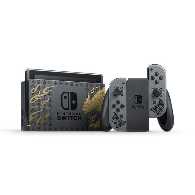 任天堂、モンスターハンターライズ特別仕様の「Nintendo Switch」を3