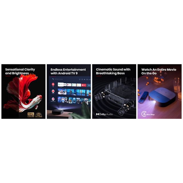 Nebula Solar プロジェクター Anker、Android TV 9.0搭載の