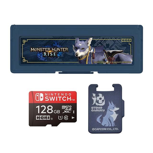 モンスターハンターライズ microSDカード 128GB+カードケース for Nintendo Switch