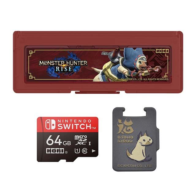 モンスターハンターライズ microSDカード 64GB+カードケース for Nintendo Switch