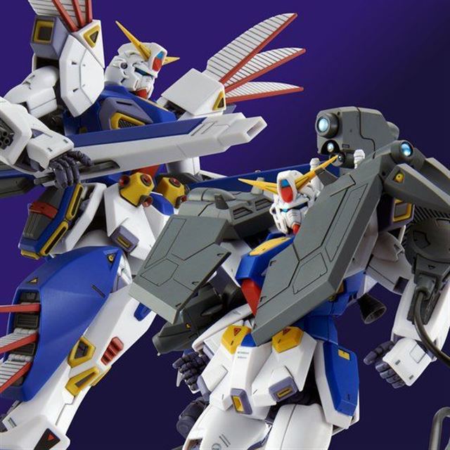 試作型MS「ガンダムF90」用のミッションパック2種が完全新規MG 1/100で