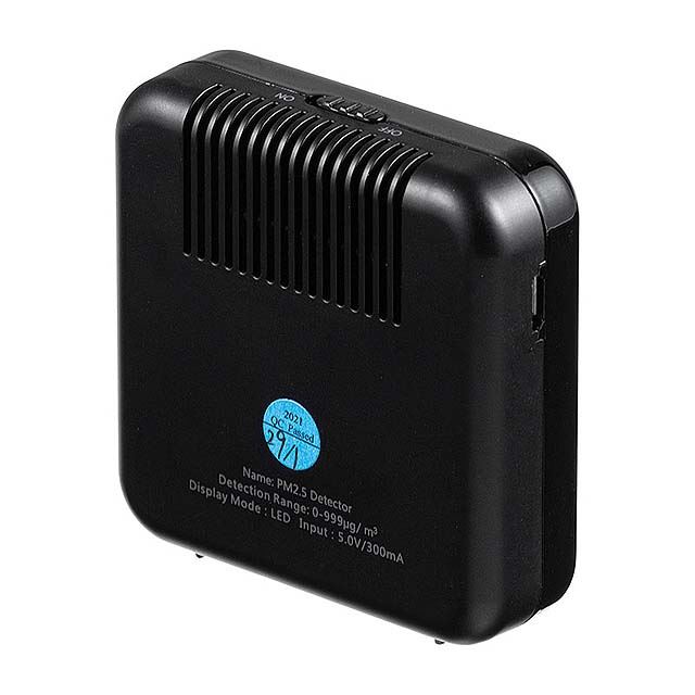サンワ、バッテリー式の小型PM2.5測定器「400-TSTPM25」 - 価格.com