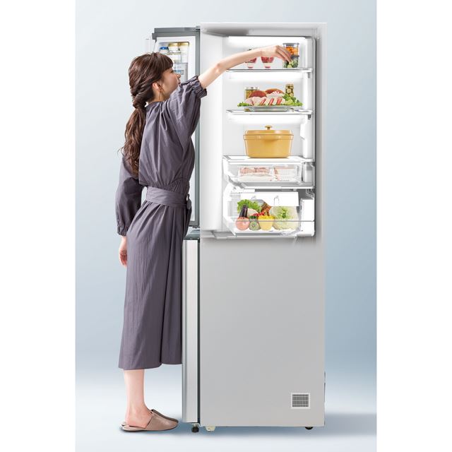 価格.com - AQUA、幅700mmのスリムな420L冷凍冷蔵庫「AQR-TZ42K」