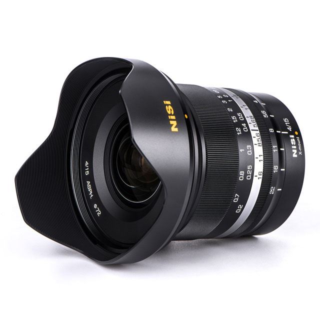 65,780円、NiSiがフルサイズ用超広角単焦点レンズ「15mm F4 ASPH」発売