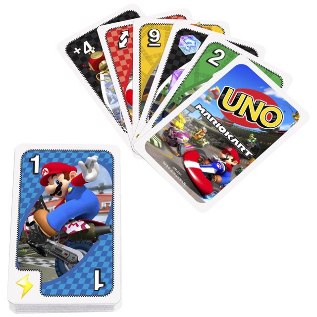 マリオカート デザインのunoが登場 オリジナルの特別ルールも採用 価格 Com