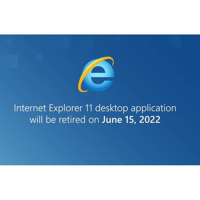 Internet Explorer（IE）のサポートが2022年6月16日に終了