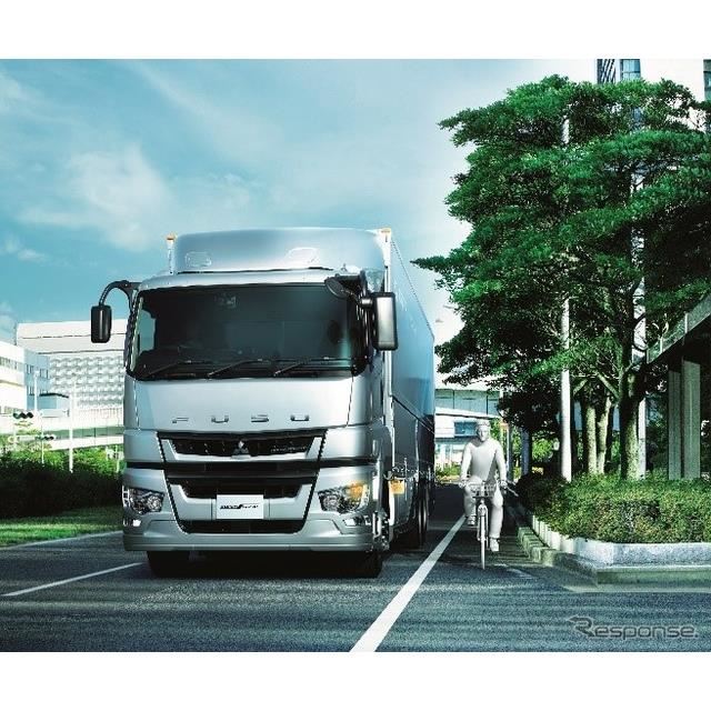 三菱ふそう スーパーグレート 新型発売 車線内停止のドライバー異常時対応システム搭載 価格 Com