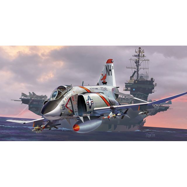 ファインモールド、1/72「アメリカ海軍 F-4J 戦闘機“アードバークス