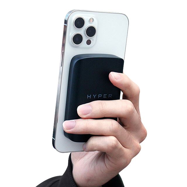 Hyper Iphone12 シリーズ向けmagsafe対応ワイヤレスモバイルバッテリー 価格 Com