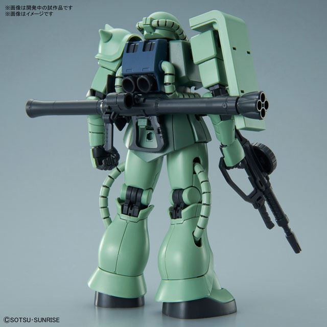 ガンプラ「HG 1/144 ザクII」が12月発売、“アニメの動きをほうふつと