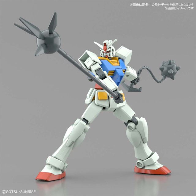 バンダイ、フルウェポン仕様の「ENTRY GRADE 1/144 RX-78-2 ガンダム