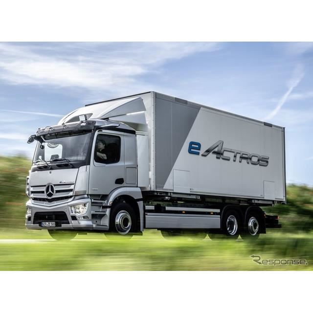 メルセデスベンツ 新型evトラック Eアクトロス 発表 航続は400km 価格 Com