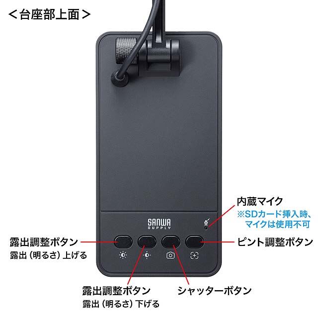 流行 Liberty Styleサンワサプライ USB書画カメラ CMS-V46W