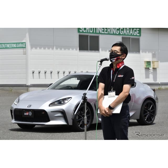 トヨタGAZOO Racing Company GRプロジェクト推進部 GRZ チーフエンジニアの末沢泰謙氏