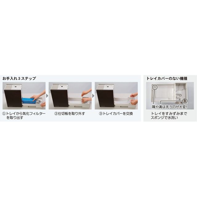 ダイニチ、トレイカバーを交換して手入れできるハイブリッド式加湿器を本日8/2発売 - 価格.com