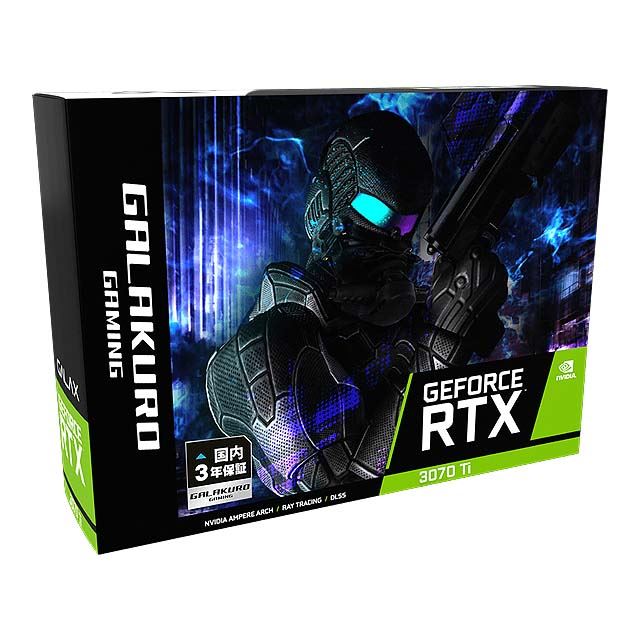 価格.com - GALAKURO GAMING、「GeForce RTX 3070 Ti」を搭載したビデオカード