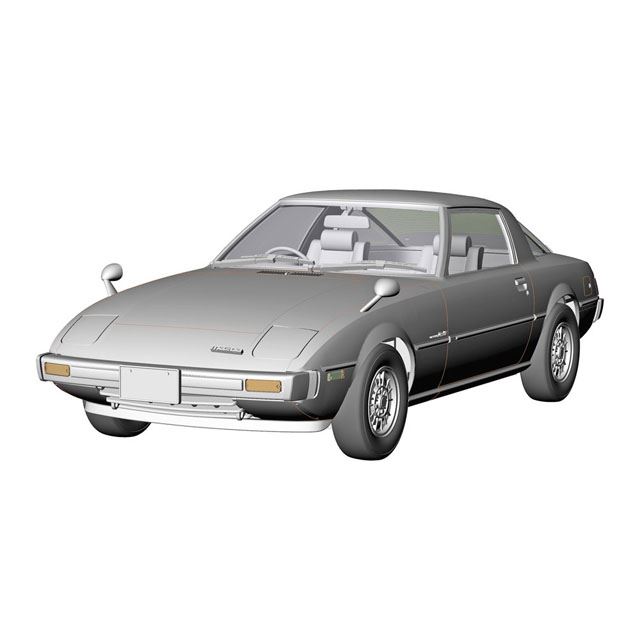 ハセガワ、1978年デビュー「マツダ サバンナ RX-7」の1/24模型を10/30